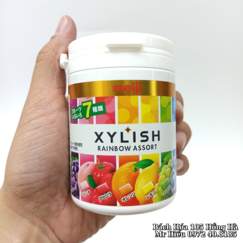 Kẹo cao su hoa quả Meiji Nhật Bản