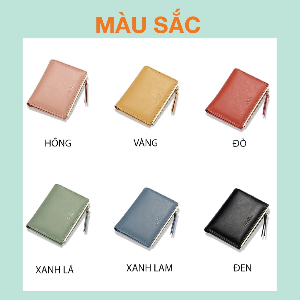 Ví Nữ Mini Cầm Tay Hàng Hiệu PERFECT FOR YOU Đựng Tiền Đựng Thẻ Nhiều Ngăn Tiện Dụng Giá Rẻ TL04 - GUTADO