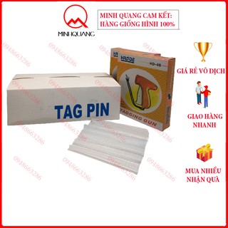 Combo máy bắn mắc và hộp ti nhựa gắn mác