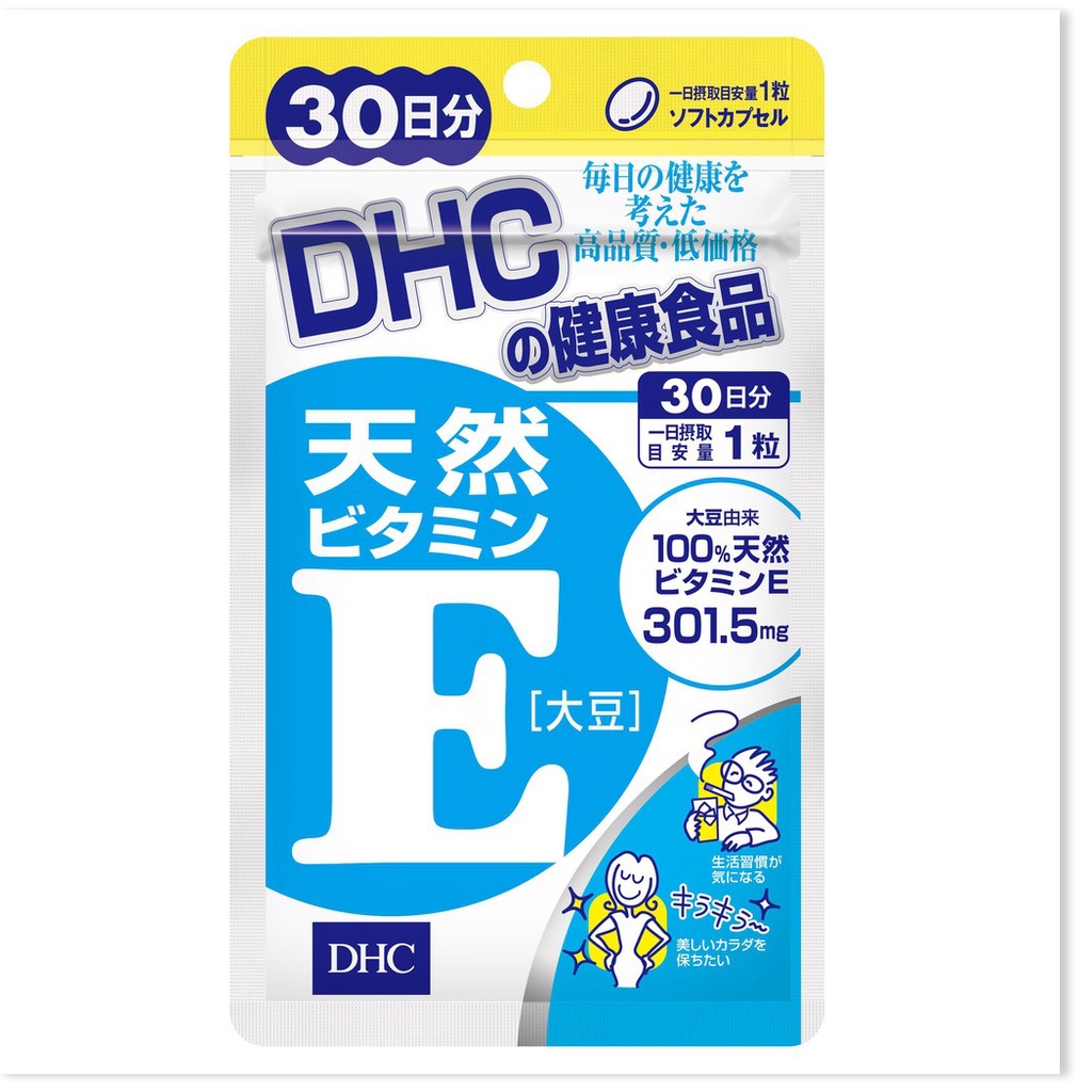 [Mã giảm giá shop] Viên Uống Bổ Sung Vitamin E DHC Nhật Bản | Thế Giới Skin Care