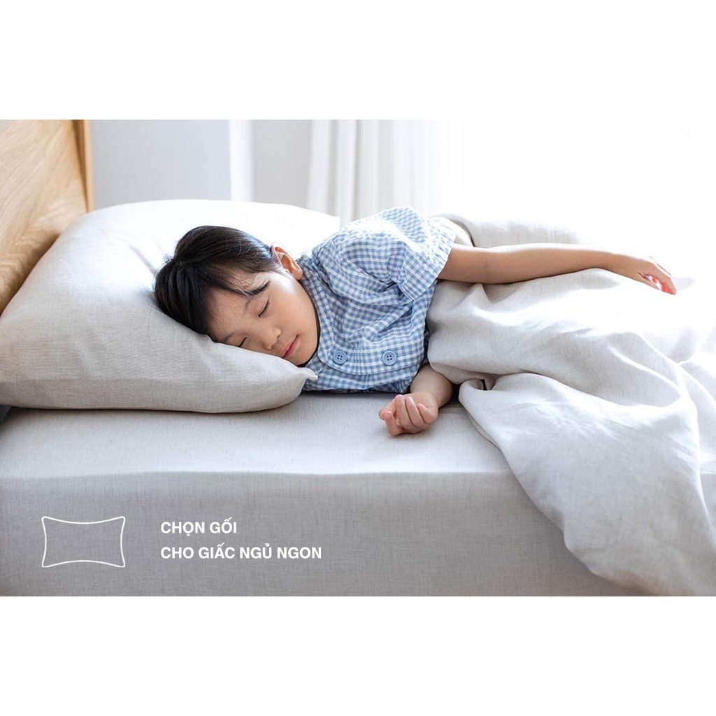 Muji Gối Nâng Đỡ Đầu Có Thể Giặt