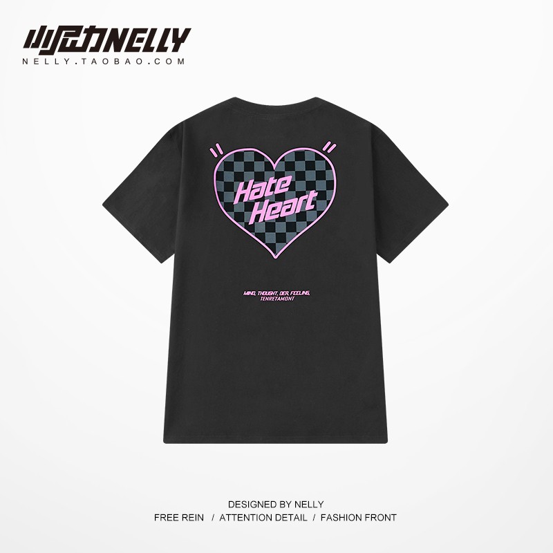 Áo phông Nelly Heybig ngắn tay - Hate Heart
