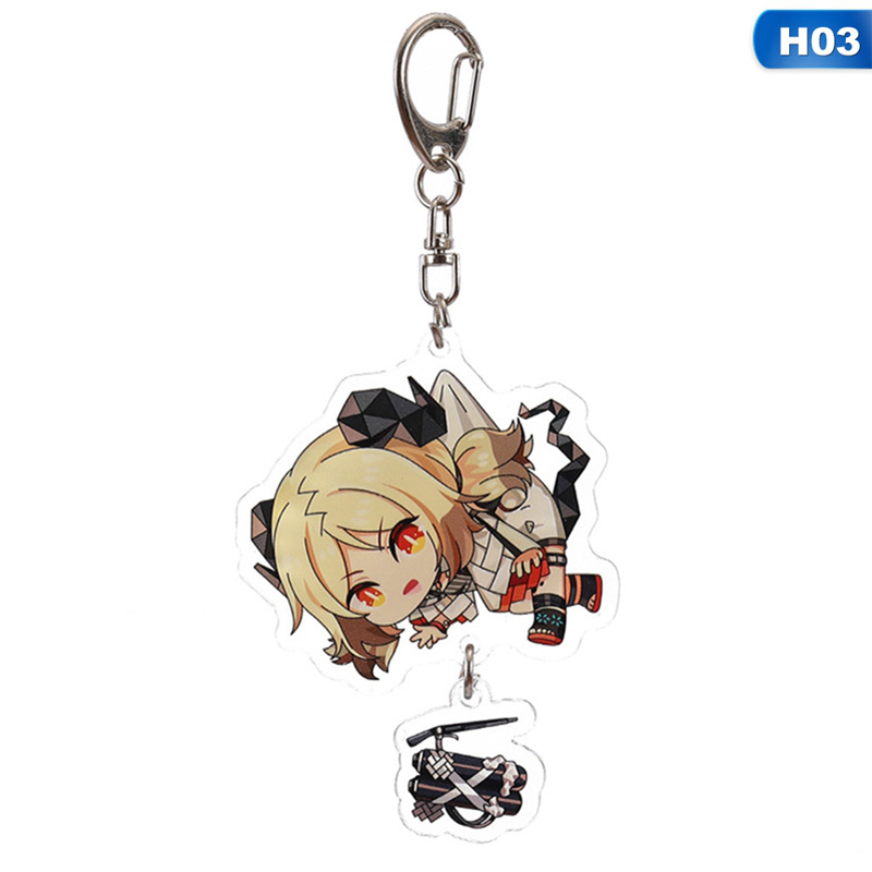 Móc khóa hoạt hình Arknights đáng yêu