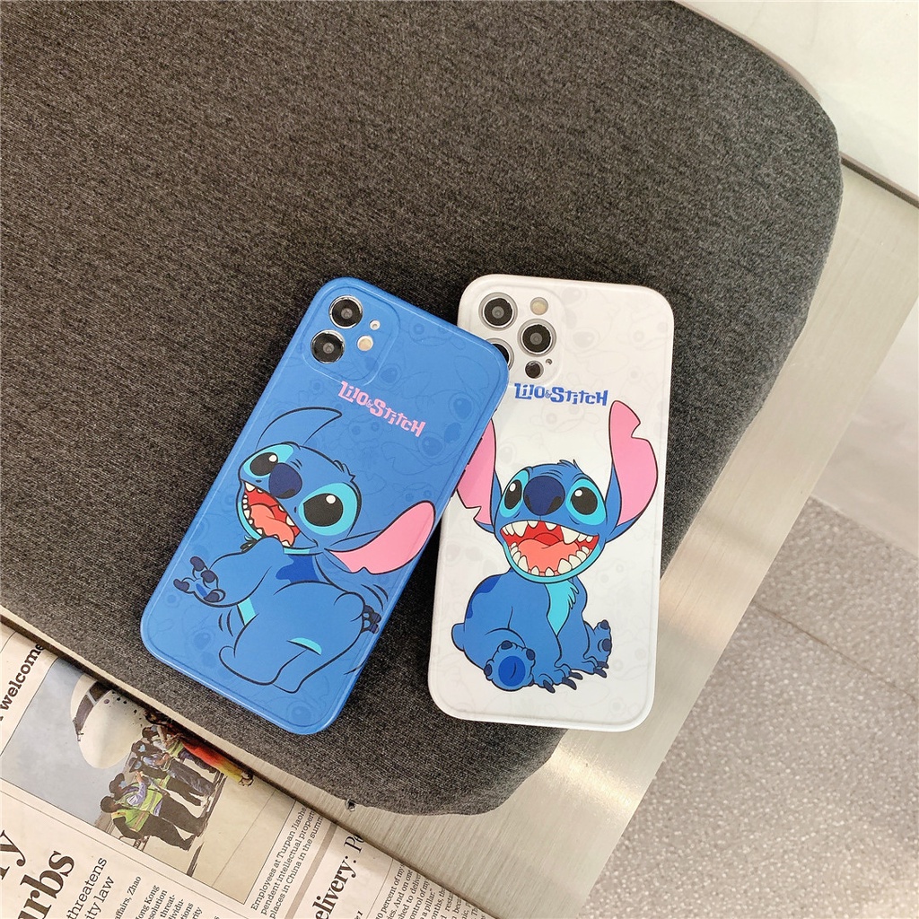 Ốp điện thoại mềm in hoạt hình stitch thích hợp cho iPhone13 12 mini 11 PRO MAX 7/8plus SE2020 X/XS XR XSMAX