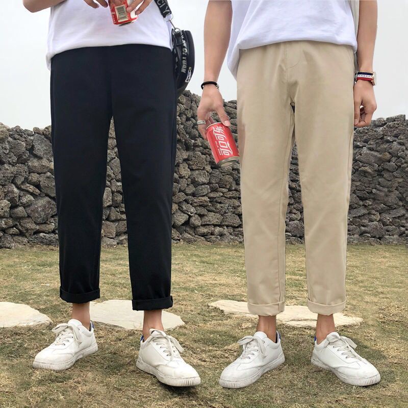 Quần baggy unisex FUNS quần kaki basic TT66 quần cạp chun ống rộng phong cách trẻ trung năng động