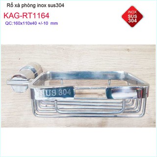 KỆ ĐỰNG XÀ PHÒNG INOX ROTO KAG-RT1164