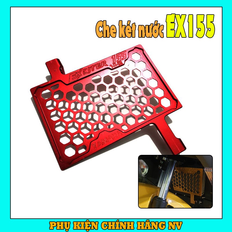 Che két nước Exciter 155 bảo vệ két nước nhôm CNC khắc chữ gia công hàng Việt Nam chất lượng cao