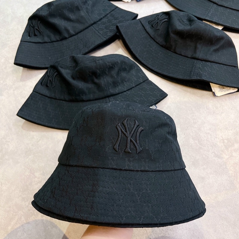 Nón bucket MLB monogram NY chìm chính hãng
