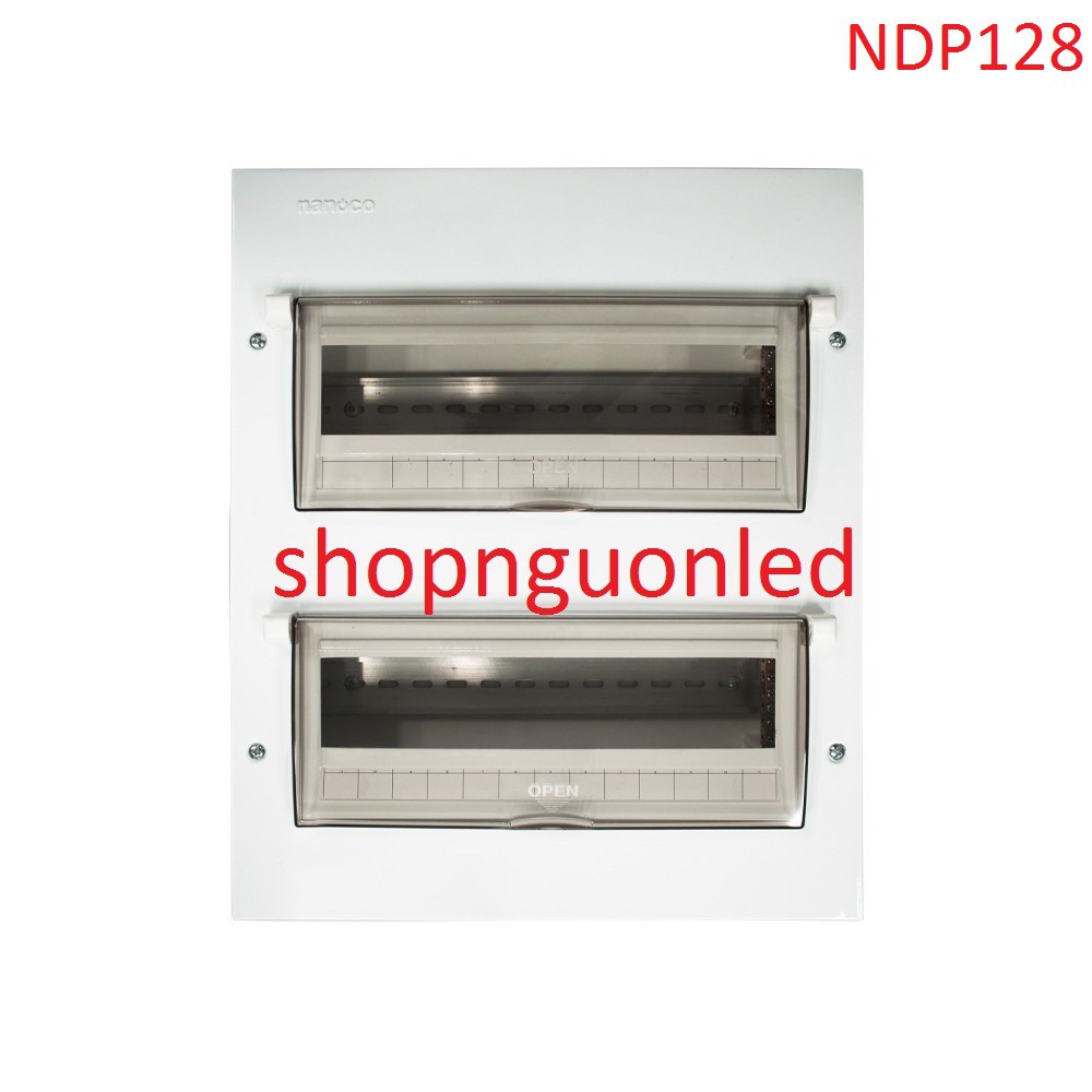 Tủ điện âm tường chứa MCB Hiệu Panasonic NDP128/ NDP126/ NDP120/ NDP114/ NDP110, mua giá rẻ tại shop nguồn led.