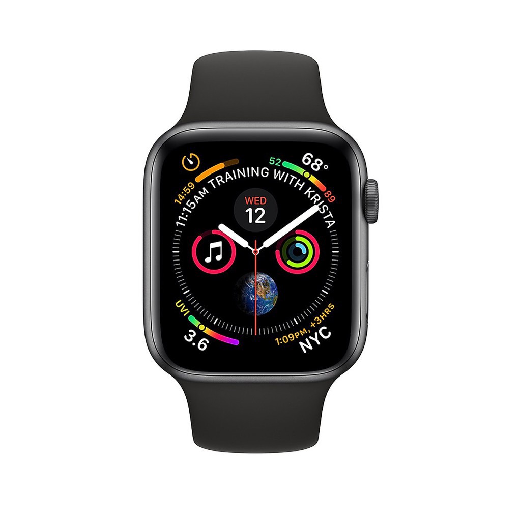 Đồng hồ Apple Watch Series 4 GPS + Cellular Aluminum Case With Sport Band - Space Gray & Black - 40mm