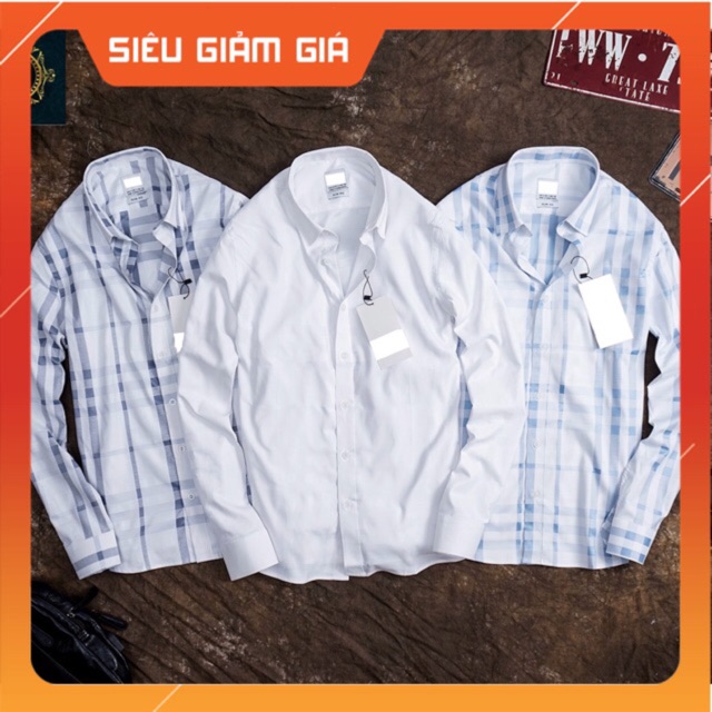 Sơ mi gấp hộp - ÁoSơ Mi Dài Tay Kẻ Vải Tre Kháng Khuẩn Khử Mùi - Hàng Cao Cấp Xuất Dư Nhà Máy | BigBuy360 - bigbuy360.vn