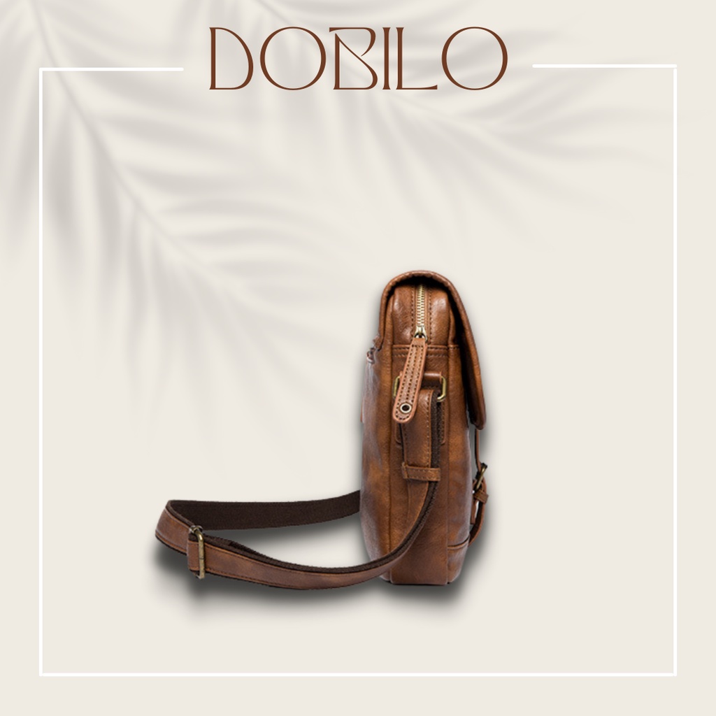 Túi Đeo Chéo Da, Túi Đeo Chéo Da Nam Nữ Thời Trang Unisex BG43