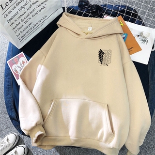 Áo Hoodie In Hình Truyện Tranh Attack on Titan Phong Cách Harajuku Cho Nam Nữ
