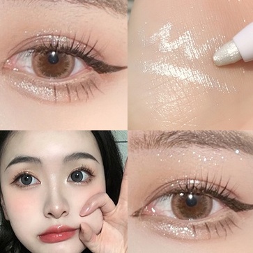 Bút sáp nhũ mắt XIXI màu trắng