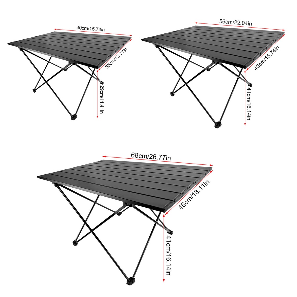 Có thể bán buôn Bàn dã ngoại có thể gập lại nhẹ đa chức năng ăn tối cắm trại ngoài trời di động nướng thịt Vermont055 Hàng giao ngay