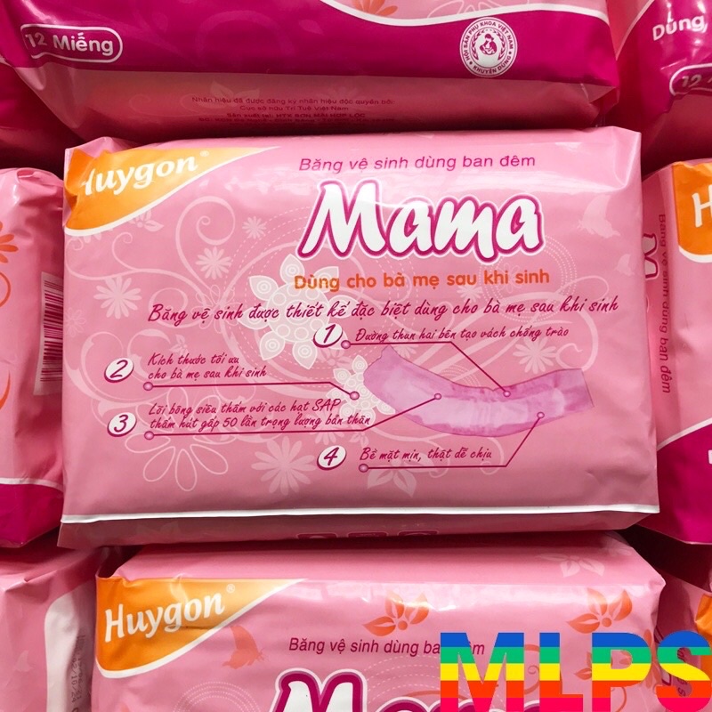 Băng vệ sinh cho mẹ sau sinh mama