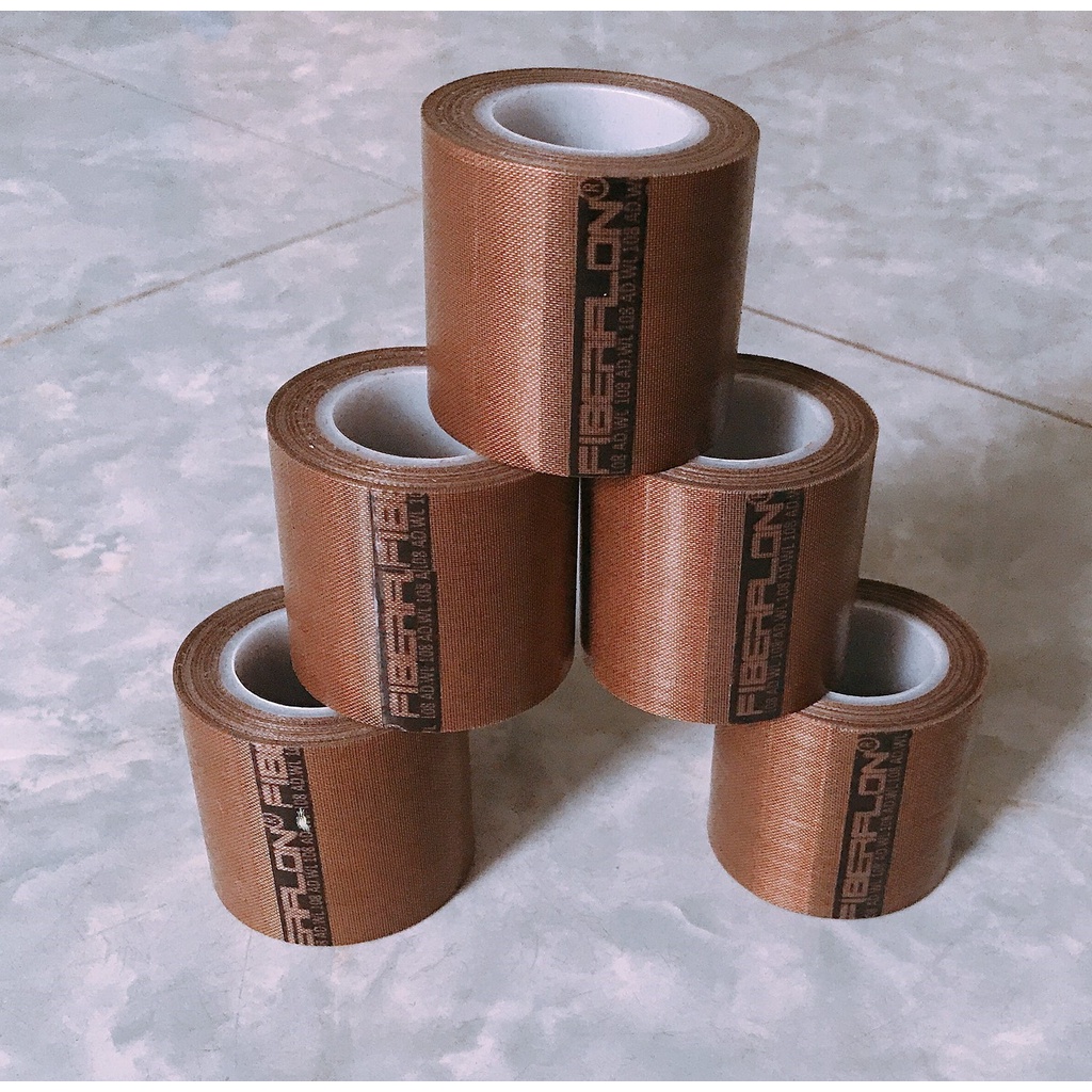 Băng Keo Vải Chịu Nhiệt Teflon 5cm x 10 mét