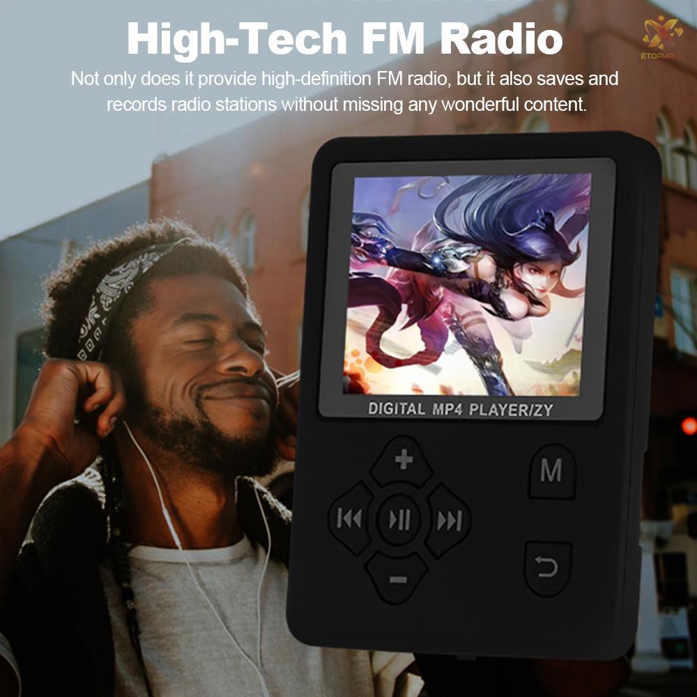 Máy Nghe Nhạc Mp3 Mp4 Màn Hình Màu 1.8 Inch