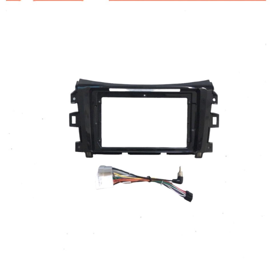 Mặt dưỡng màn hình NISSAN NAVARA kèm jack zin 2017-2018