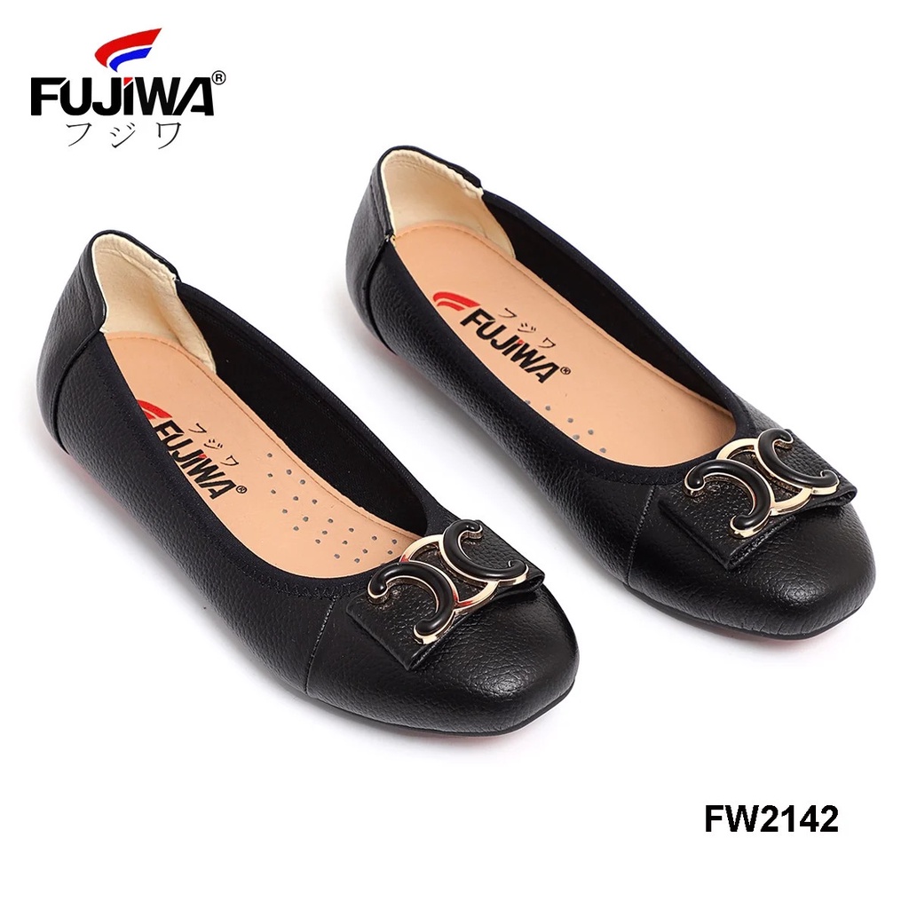 Giày Nữ Da Bò FUJIWA - FW2142. Da Thật Cao Cấp. Được Đóng Thủ Công (Handmade). Đế Cao 2 Cm. Size: 35, 36, 37, 38, 39, 40