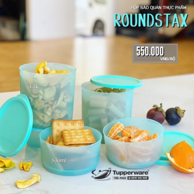 Tupperware - Hộp đựng thực phẩm roundstax - sản phẩm mới