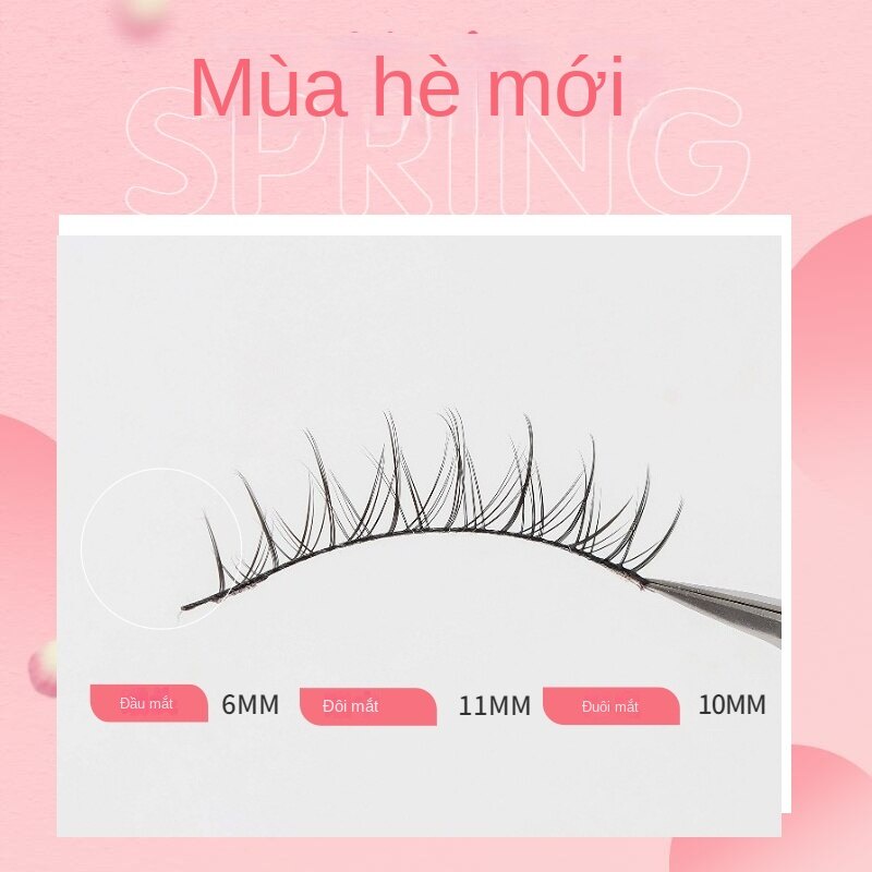 Lông Mi Giả Tự Nhiên Siêu Mịn Trang Điểm Mắt Phong Cách Nhật Bản