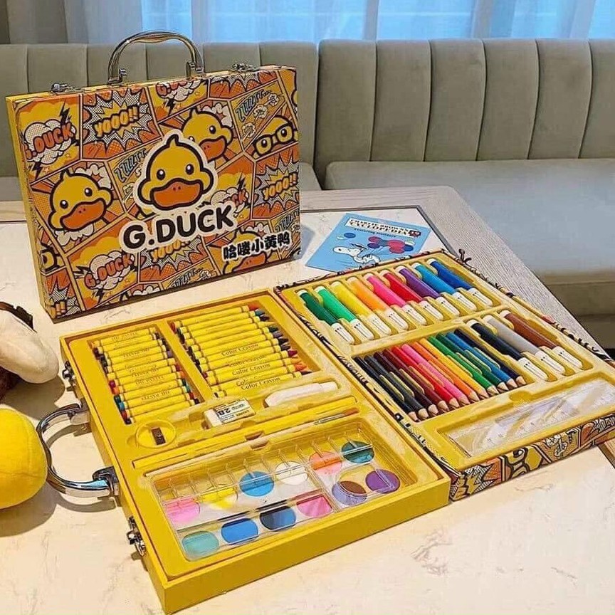 VALI BÚT MÀU VỊT VÀNG G-DUCK 67 CHI TIẾT CHO BÉ SÁNG TẠO