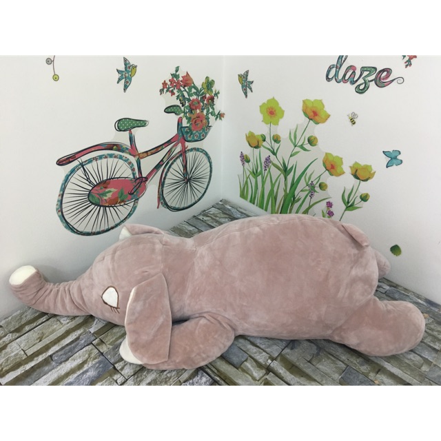 Voi bông miniso 80cm siêu mịn