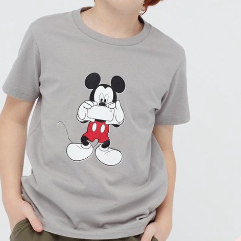 Children's clothing UNIQLO boys and girls parent-child mickey print miqi t-shirt summer 437400