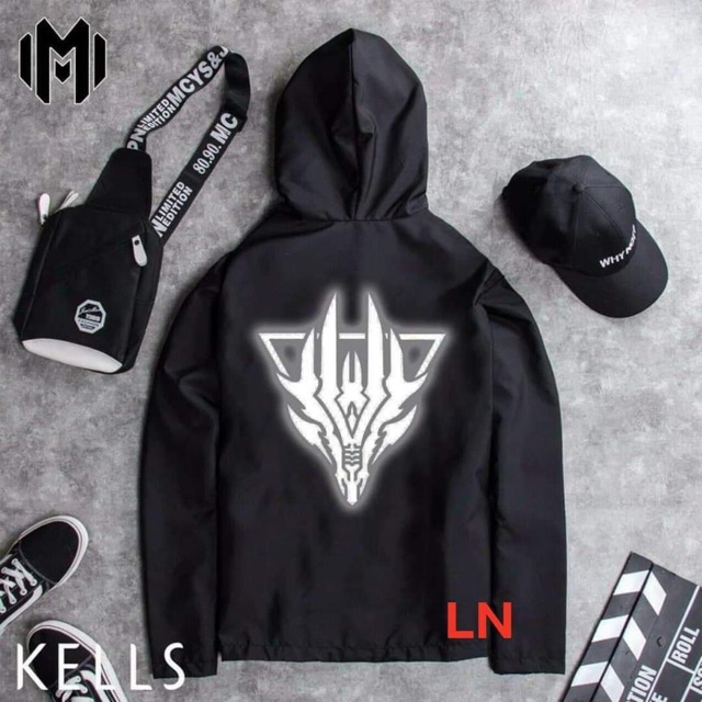 Áo gió phản quang đầu rồng DA12