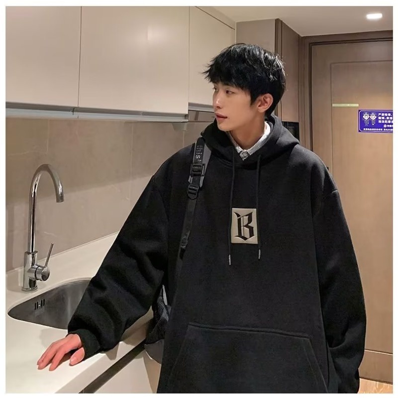 Áo Hoodie Dáng Rộng Tay Dài In Họa Tiết Sáng Tạo Thời Trang Mùa Thu Cho Nam Và Nữ