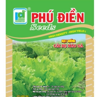 [Rẻ Vô Địch] hạt giống Cải bẹ mào gà ( Cải canh)