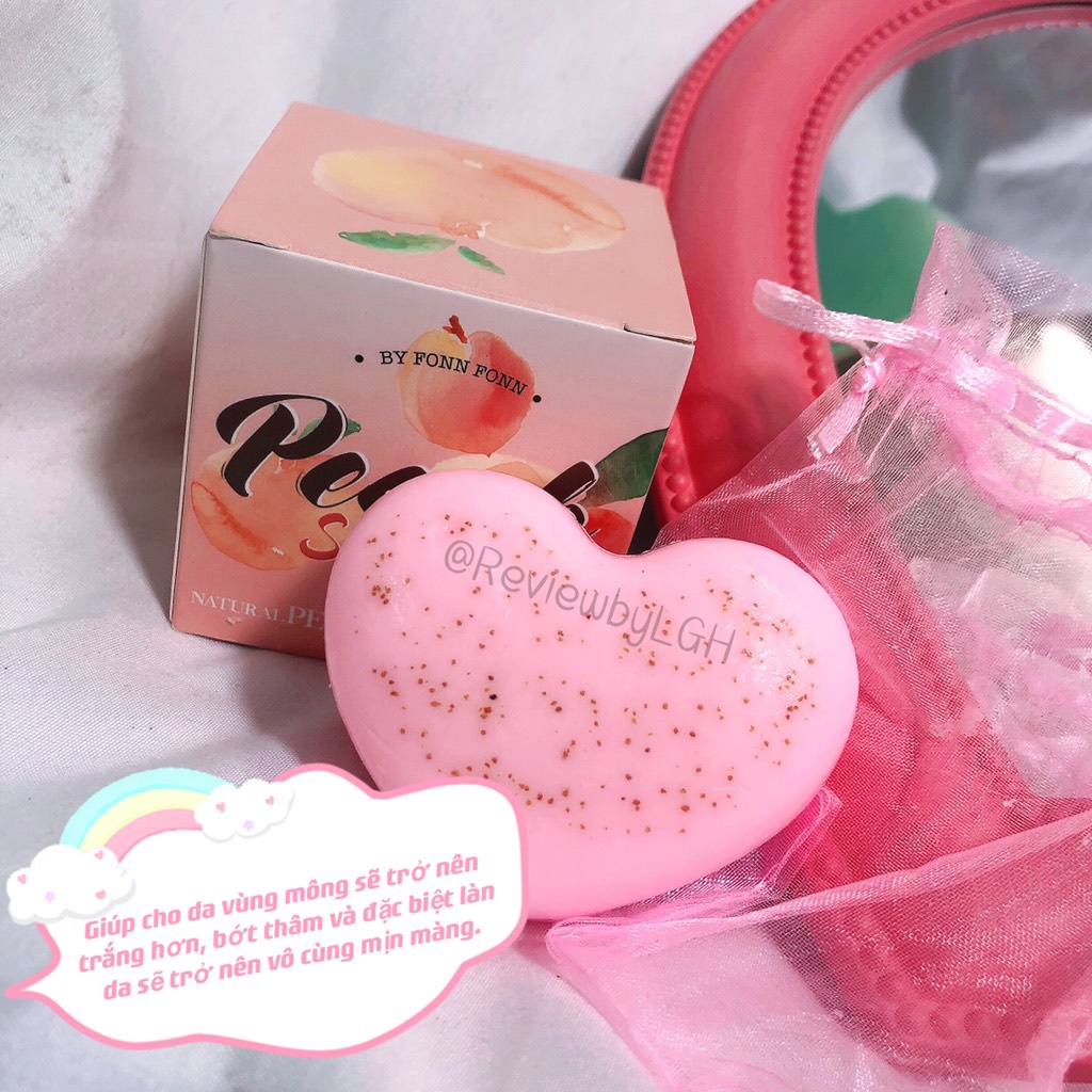 PEACH SOAP - Xà phòng tắm trắng da body trái đào Thái Lan ❤