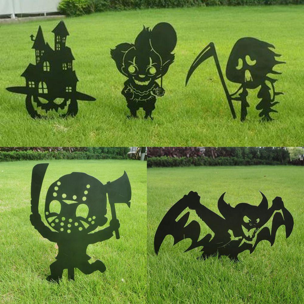 YNATURAL Phụ Kiện Trang Trí Tiệc Màu Đen Bằng Silicon Chủ Đề Đáng Sợ