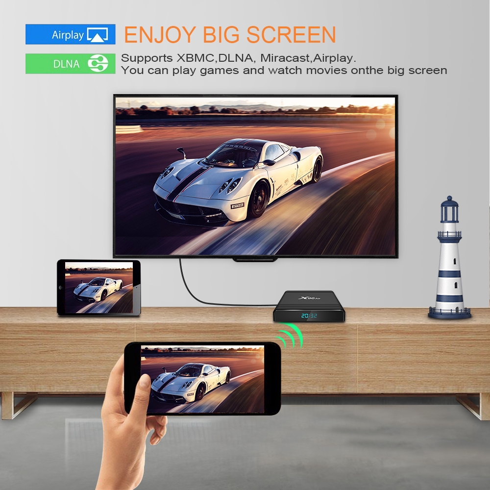 Android TV Box X96 Air - Amlogic S905X3, 2GB Ram, 16GB bộ nhớ trong, Android 9