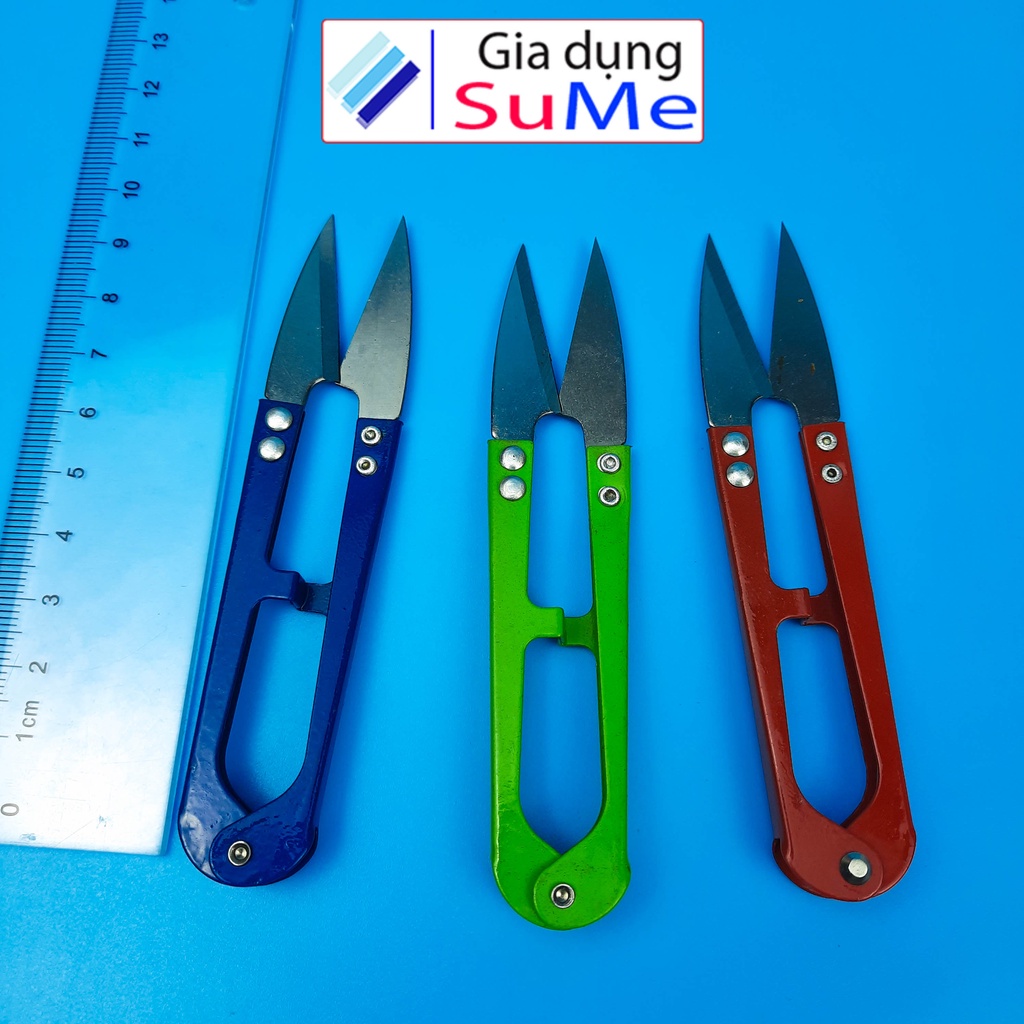 Kéo cắt chỉ thừa, kéo bấm chỉ may cắt vải nhiều màu chuyên nghiệp K6