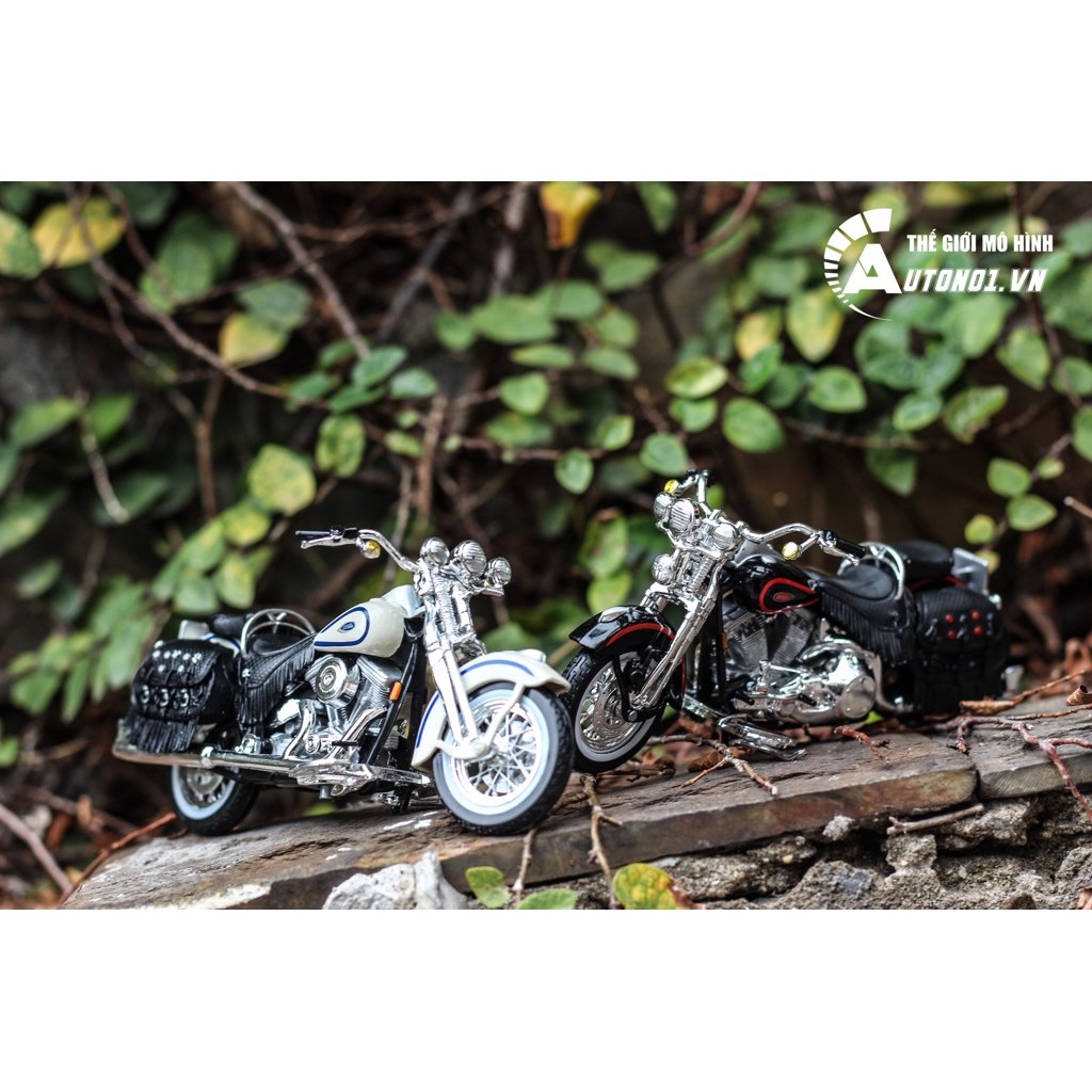 MÔ HÌNH HARLEY DAVIDSON 1998 FLSTS HERITAGE SPRINGER 1:18 MAISTO 3614