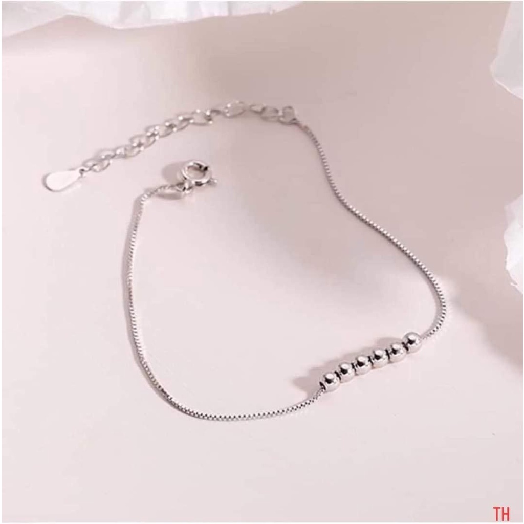 Lắc tay lắc chân bi bạc . Rất xinh