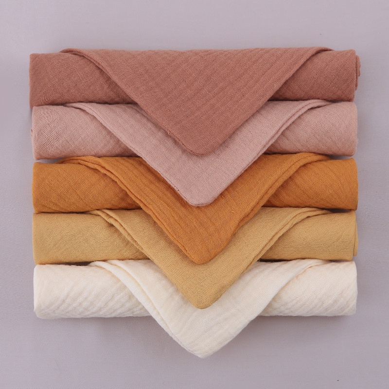Bộ 5 Khăn Cotton Lau Nước Dãi Cho Bé Sơ Sinh