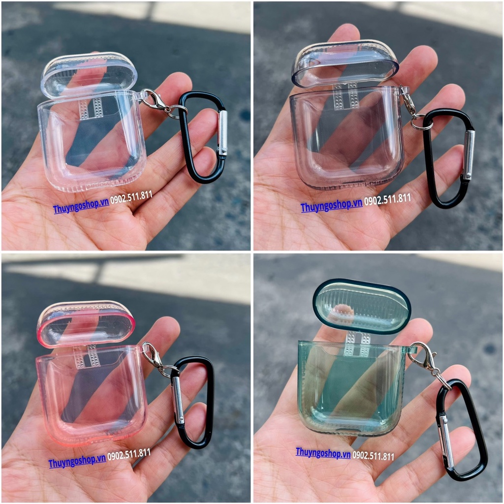 Case Silicon dẻo màu trong tai nghe Airpods 1/2 - Airpods 3 - Airpods Pro - Airpods Pro 2