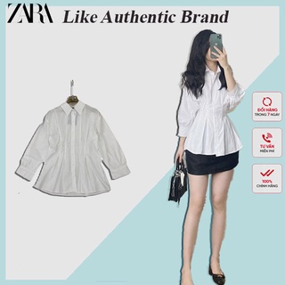 Áo sơ mi triết eo nữ hàng zara tuồn xưởng 2022
