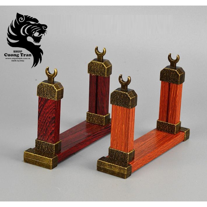 Giá đỡ mô hình móc khóa chất liệu gỗ