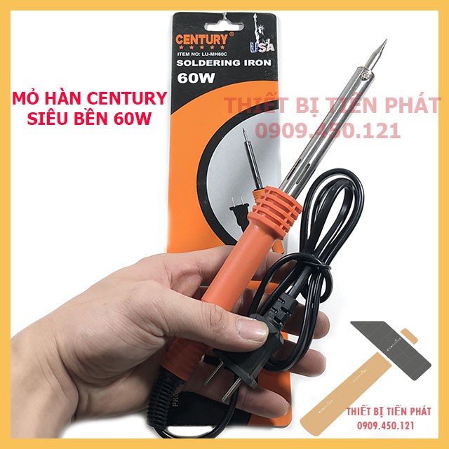 Mỏ Hàn Chì CENTURY, Loại 60W Siêu Bền Chất Lượng (Chính Hãng)