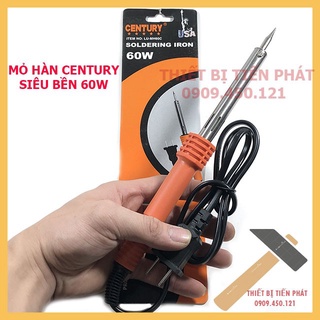 Mỏ Hàn Thiếc CENTURY 40W, 60W - Tặng Kèm 1 Cuộn Thiếc Và 1 Hộp Nhựa Thông, Cao Cấp (Chính Hãng).