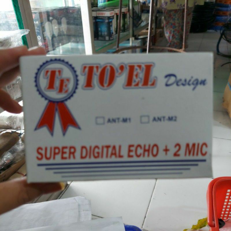Super Digital Echo + 2 Mic "to 'el"