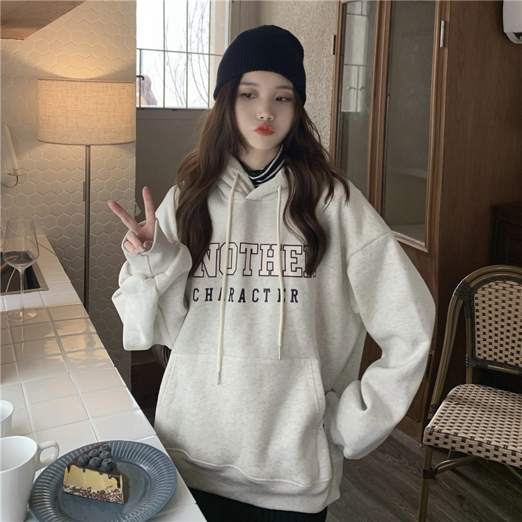 Áo hoodie Perty dáng rộng thời trang phong cách Hàn Quốc cá tính cho nữ