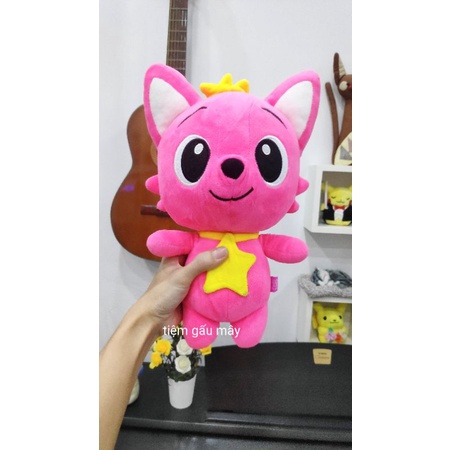 Gấu bông baby shark- pinkfong,cá mập bông đáng yêu ảnh thật , gấu nhồi bông quà tặng