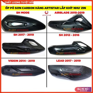 💥 ốp pô carbon sh 2012 - 2019 , sh mode , ab, lead, vision hàng artistar ôm khít như zin 💥