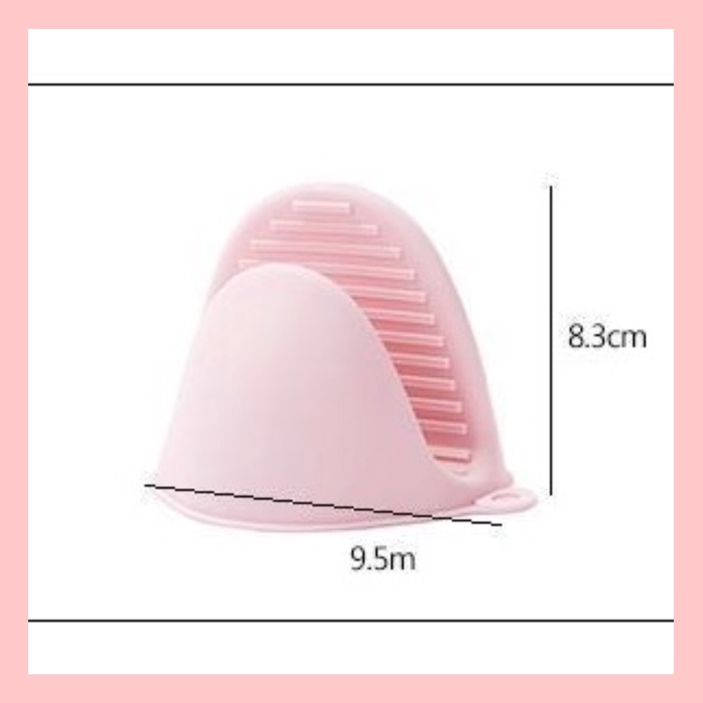[Đời Sống] Set 2 Miếng nhấc nồi silicon, chịu nhiệt cao có móc treo(1 cặp)