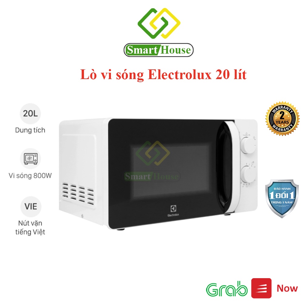 Lò vi sóng Electrolux EMM20K18GW 20 lít - Smart House